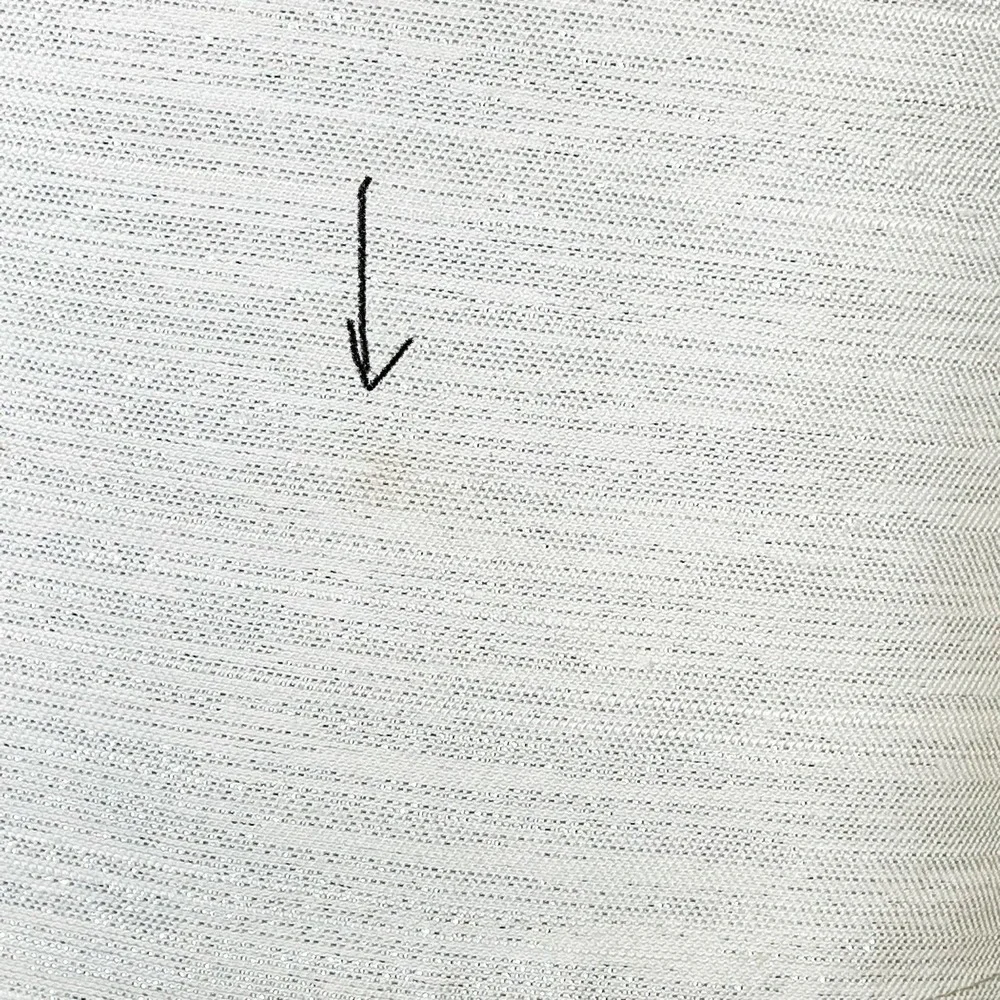 Co White & Silver Oversized Collar Sleeveless Blouse Small - Picture 6 of 6